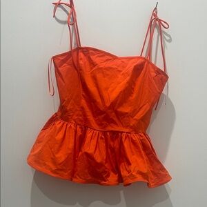 Vibrant Orange Women's Top